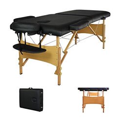Black Portable Massage Table