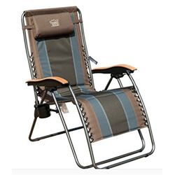 Timber Ridge Oversized XL Padded Zero Gravity Chair