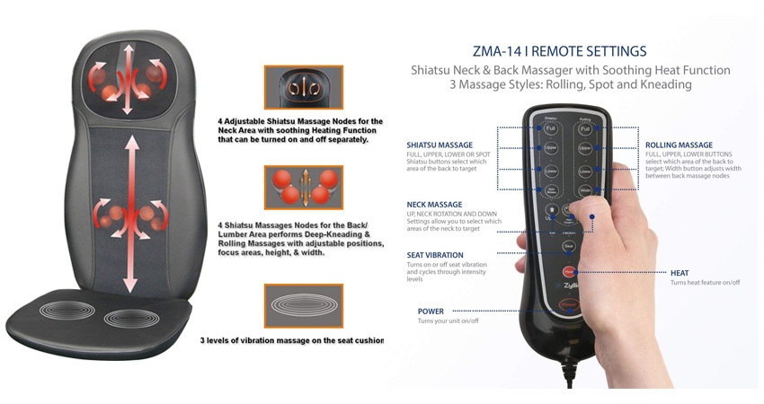 Zyllion ZMA14 Shiatsu Neck